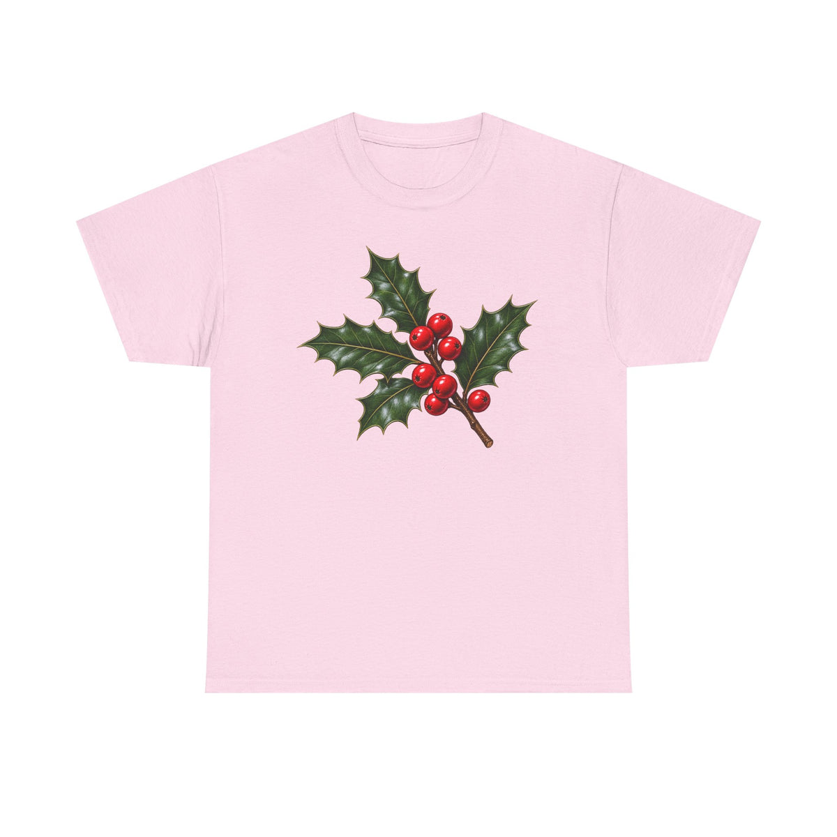 Play Holly Christmas T-shirt… Minimalist holiday graphic tea