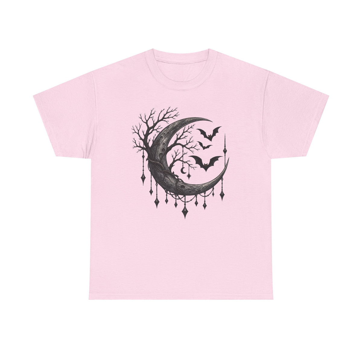Mystical moon and Halloween, bats T-Shirt
