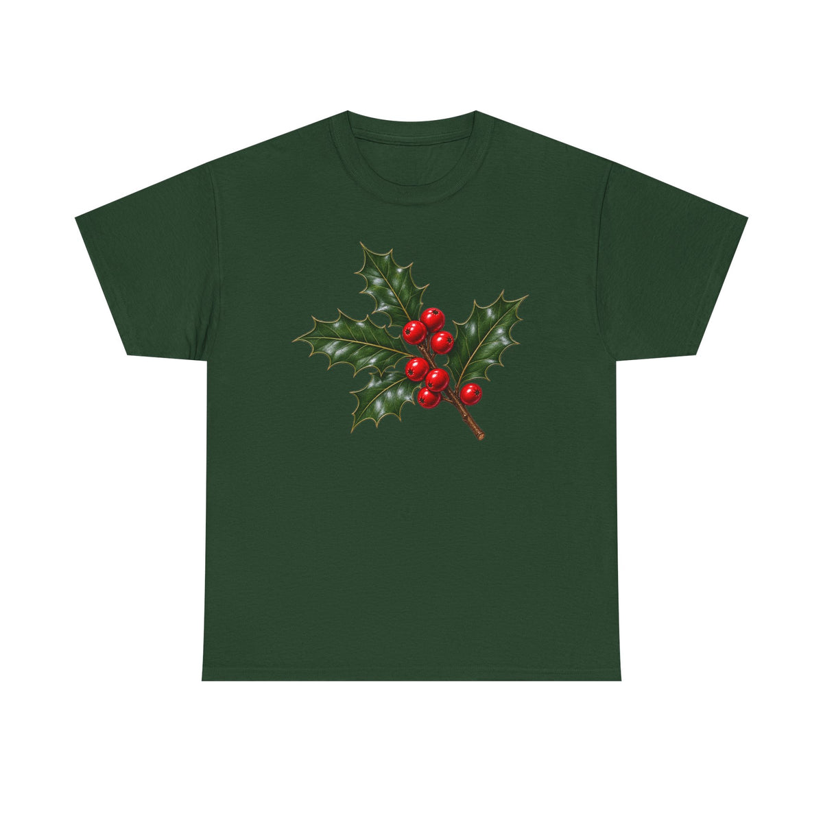 Play Holly Christmas T-shirt… Minimalist holiday graphic tea