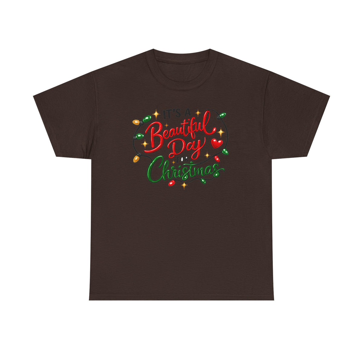 It's a beautiful day for Christmas T-shirt… Festive holiday graphic tee