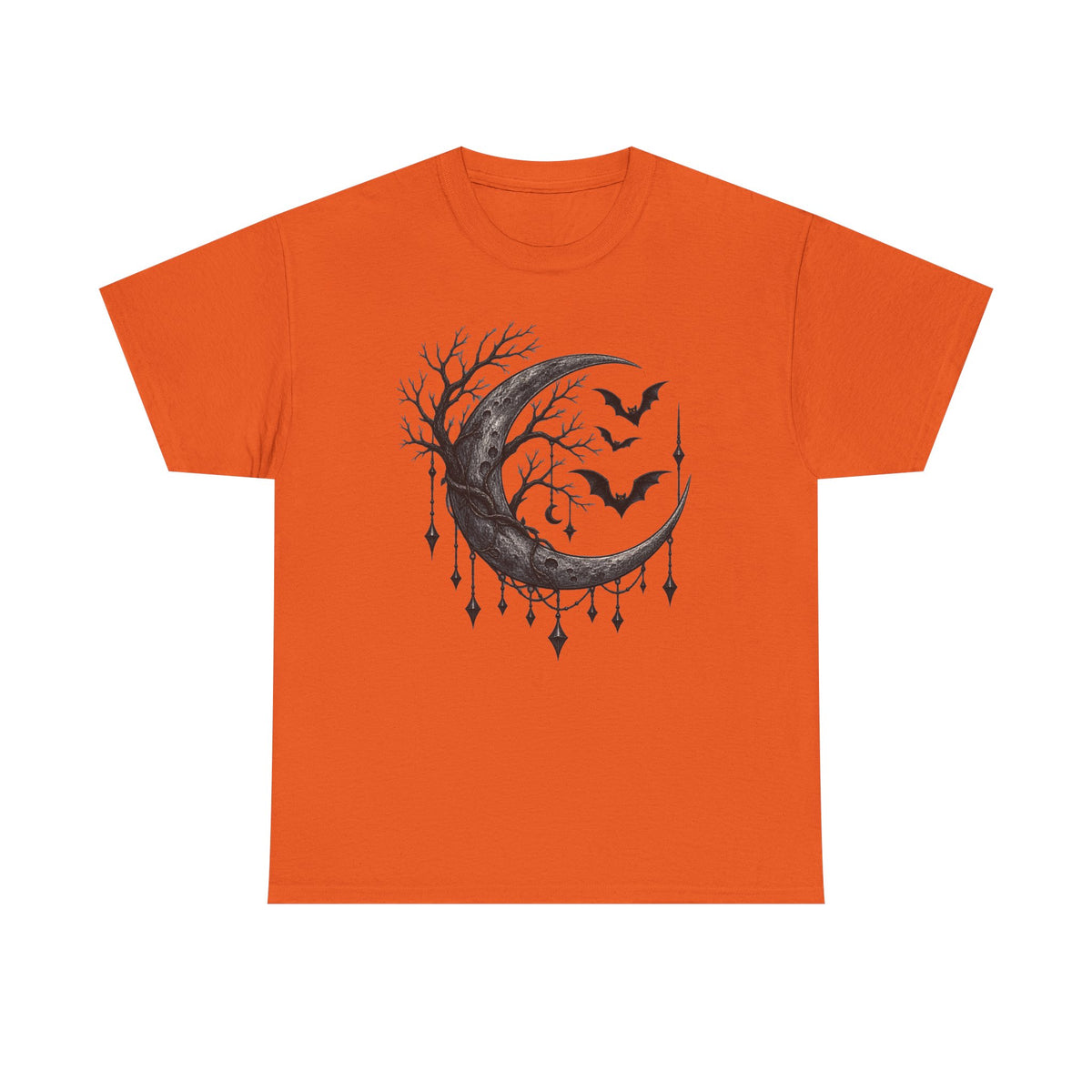 Mystical moon and Halloween, bats T-Shirt