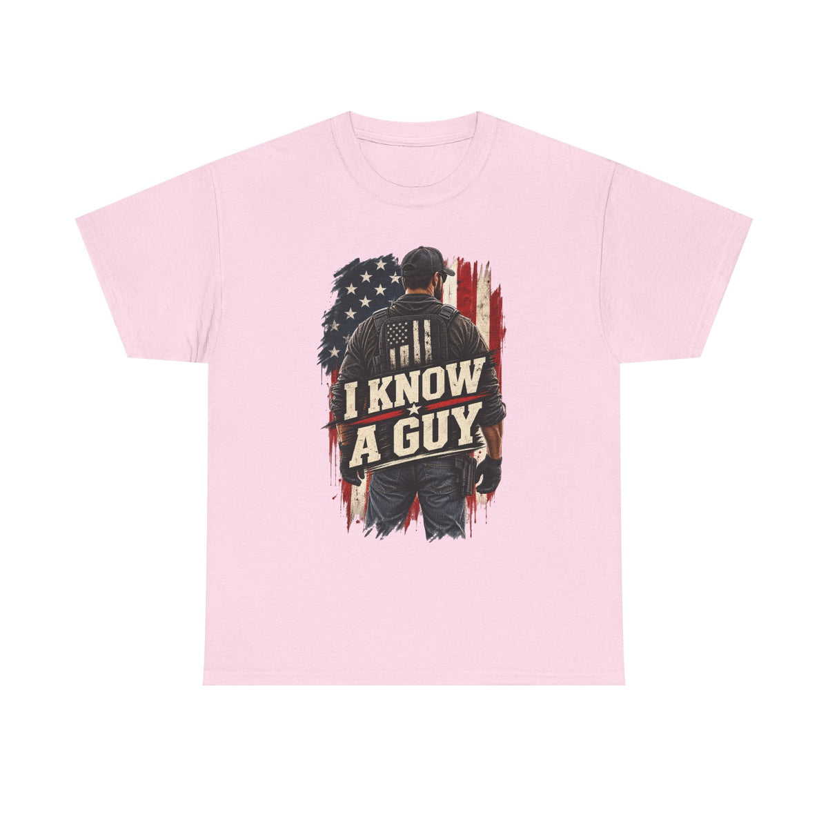 I Know A Guy Tee — Patriotic American Flag mechanic/handyman T-Shirt
