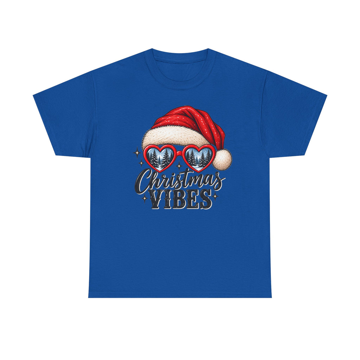 Christmas vibes holiday graphic T-shirt
