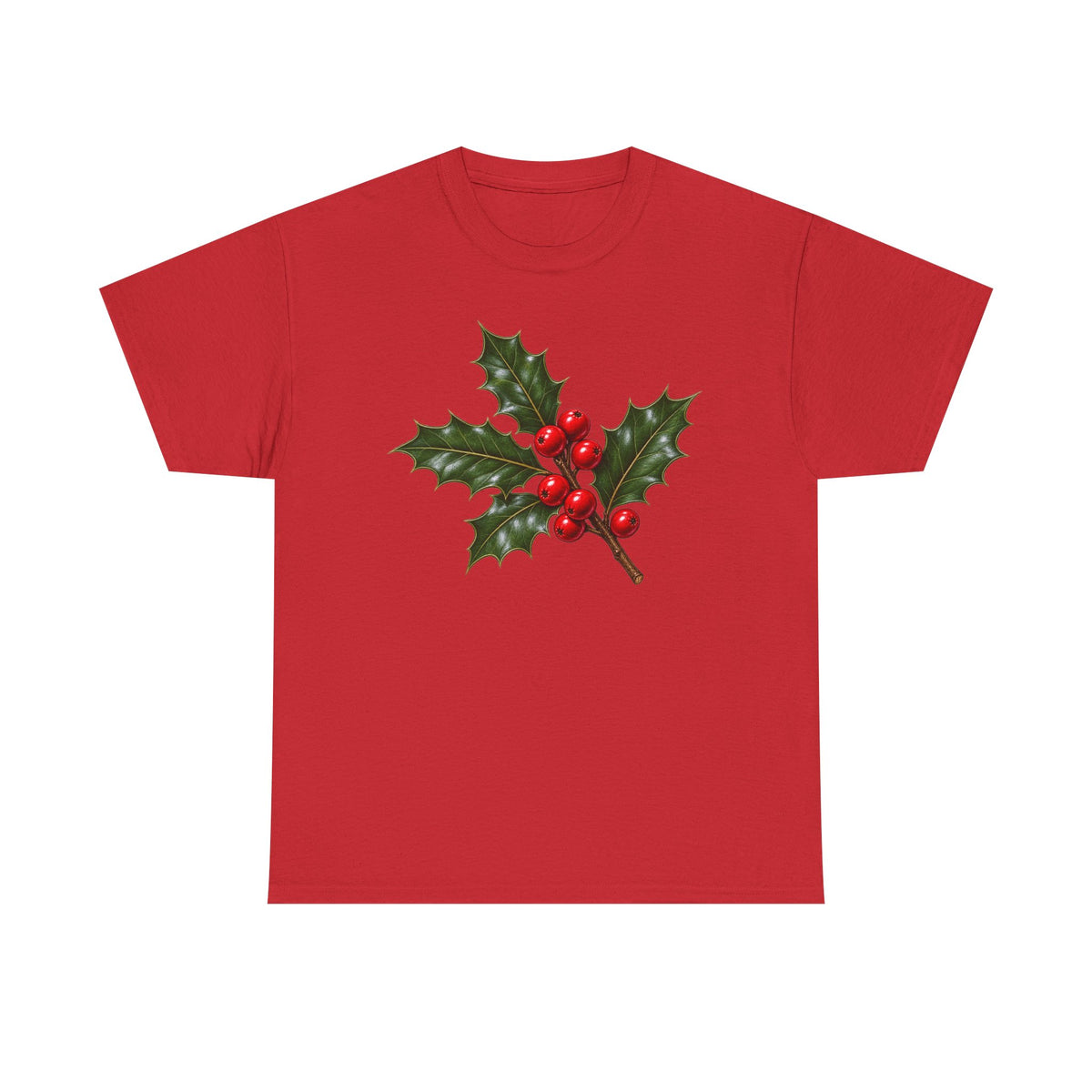 Play Holly Christmas T-shirt… Minimalist holiday graphic tea