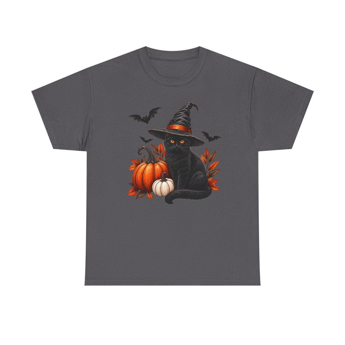 Witchy, black cat Halloween T-Shirt