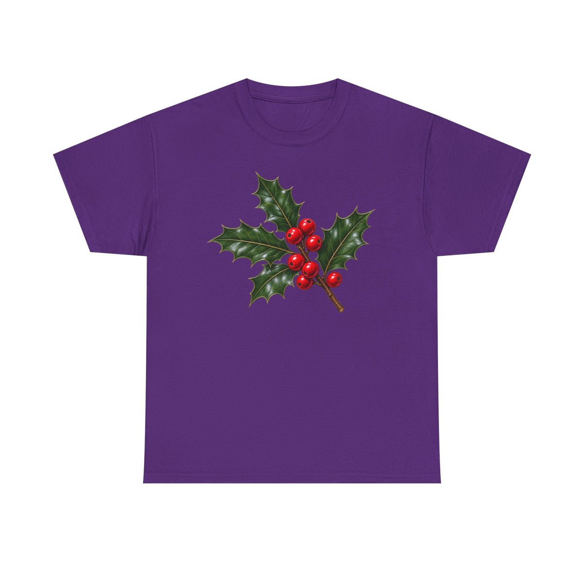 Play Holly Christmas T-shirt… Minimalist holiday graphic tea