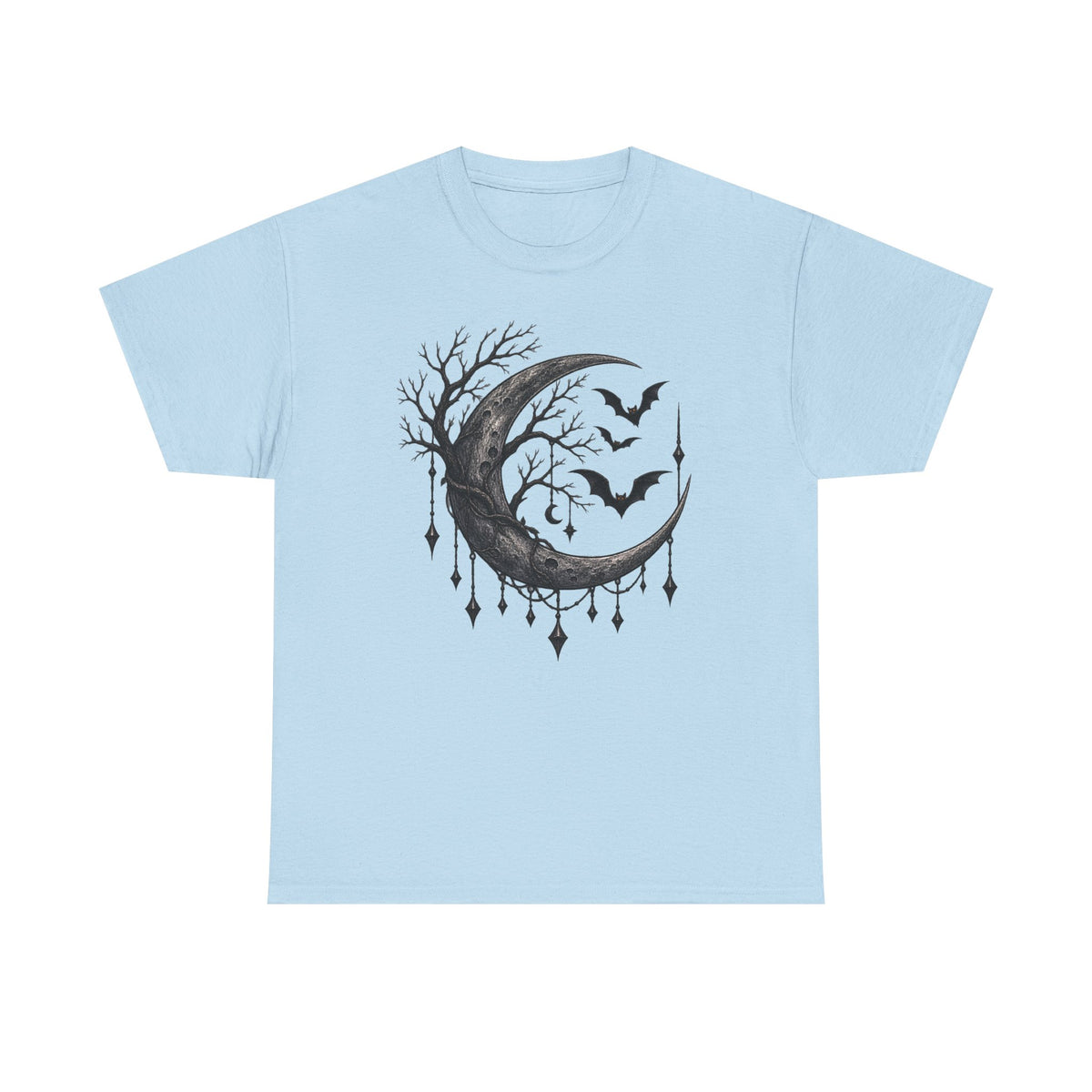 Mystical moon and Halloween, bats T-Shirt