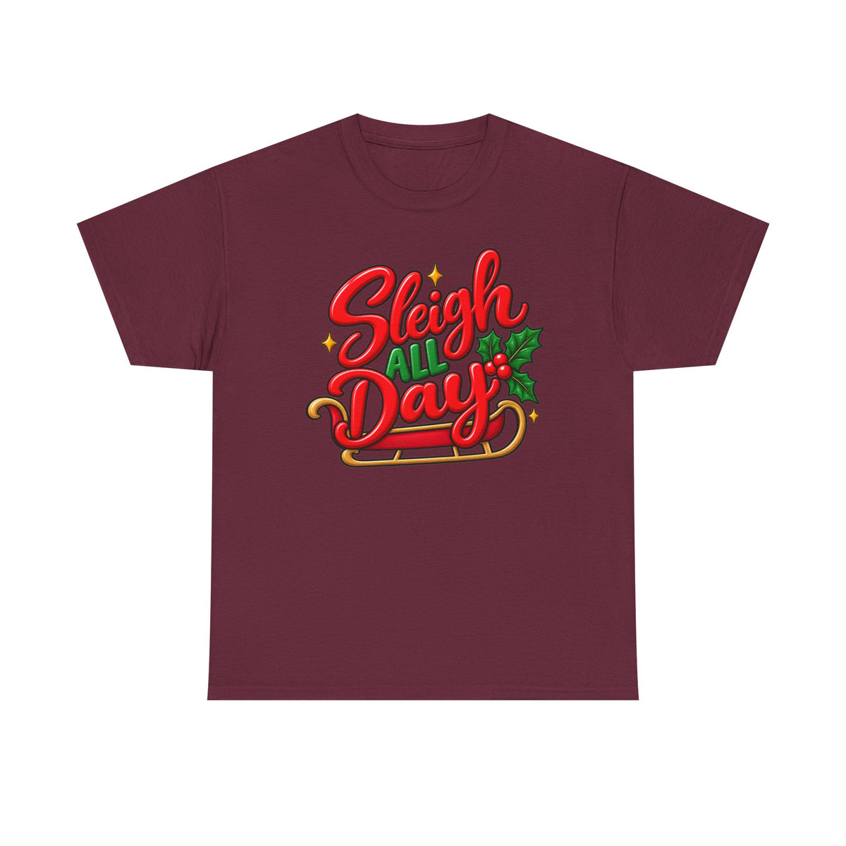 Slay all day, Christmas T-shirt… Fun festive holiday tee