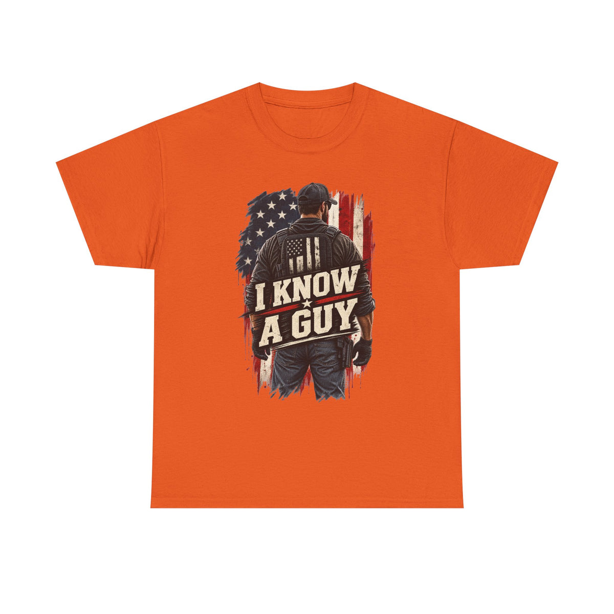 I Know A Guy Tee — Patriotic American Flag mechanic/handyman T-Shirt