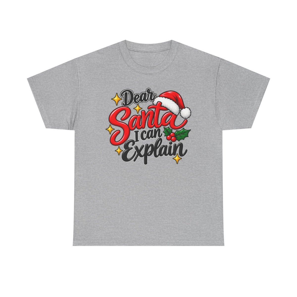 Dear Santa, I can explain T-shirt… Funny Christmas holiday tee