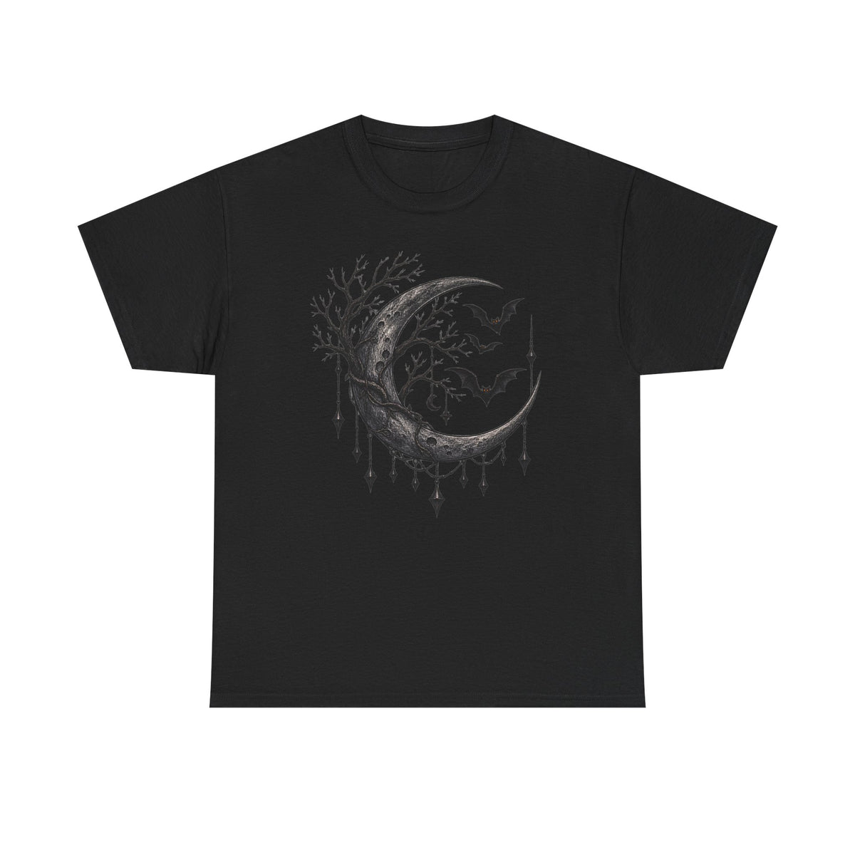 Mystical moon and Halloween, bats T-Shirt