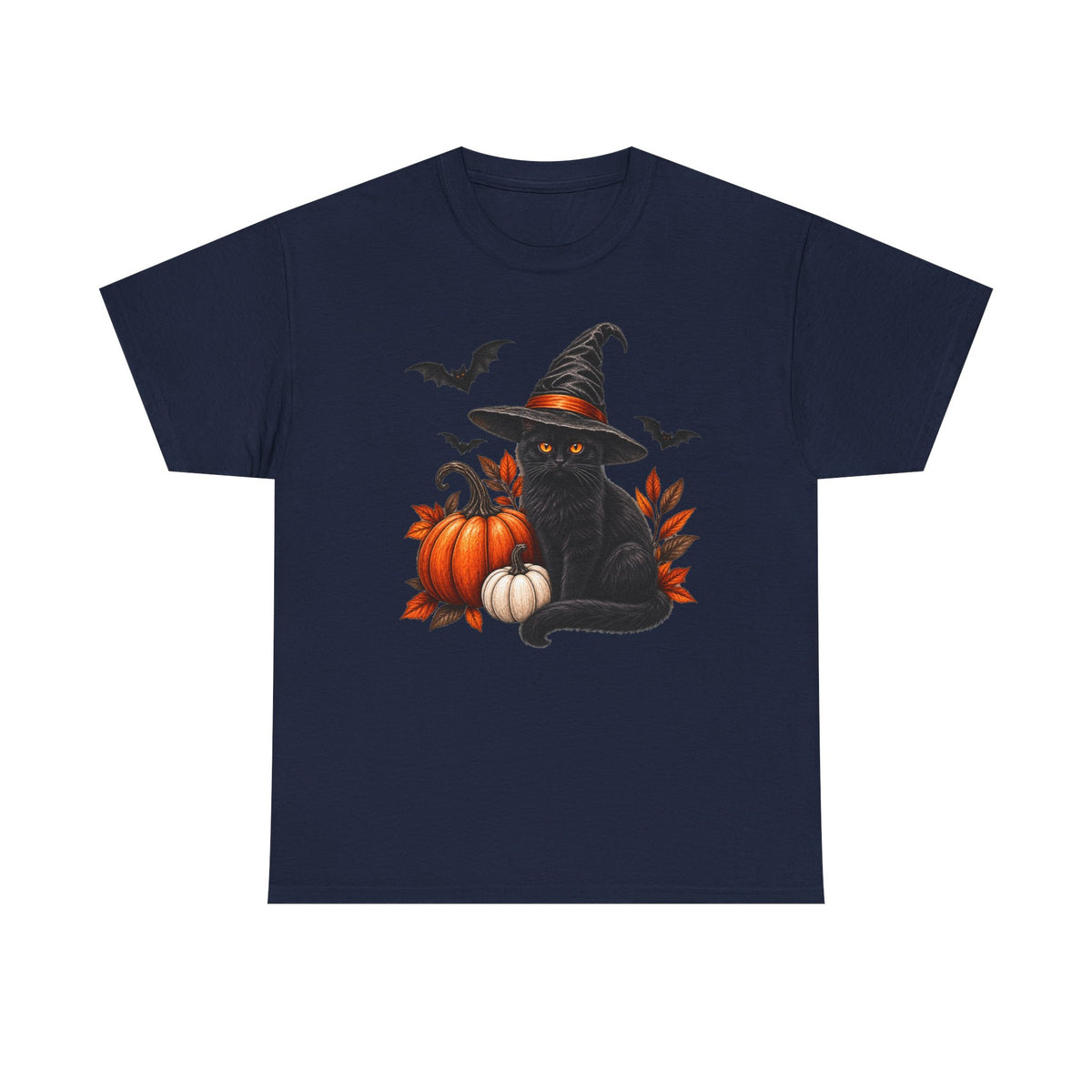 Witchy, black cat Halloween T-Shirt
