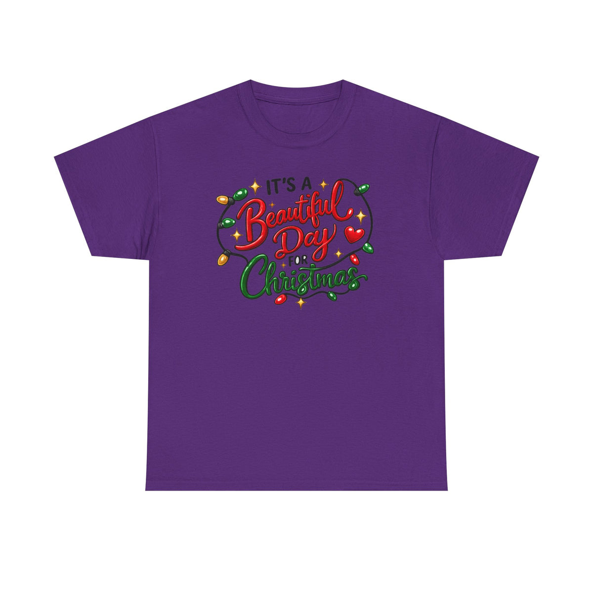 It's a beautiful day for Christmas T-shirt… Festive holiday graphic tee
