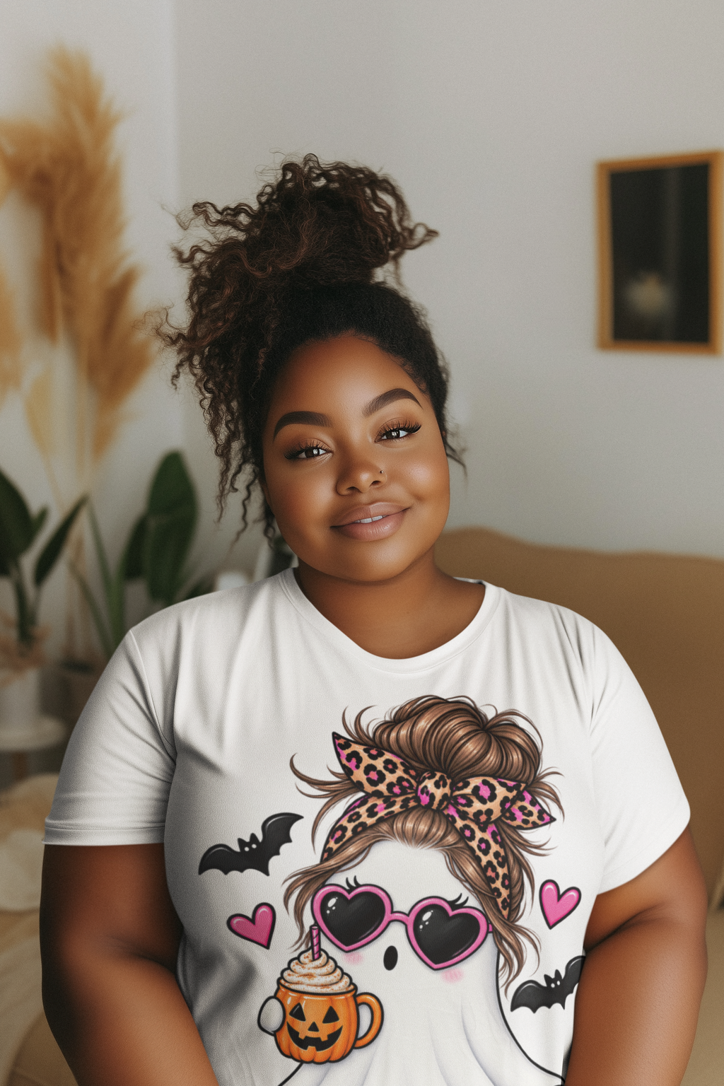 MESSY BUN & SPOOKY FUN TEE