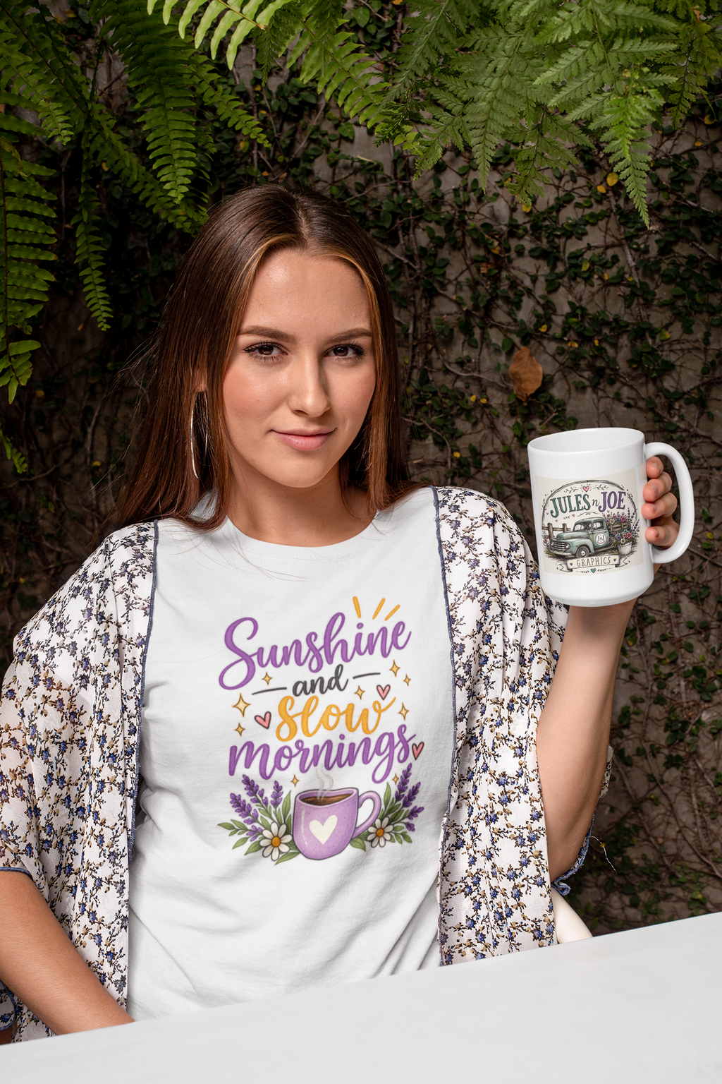 Sunshine and Slow Mornings Tee