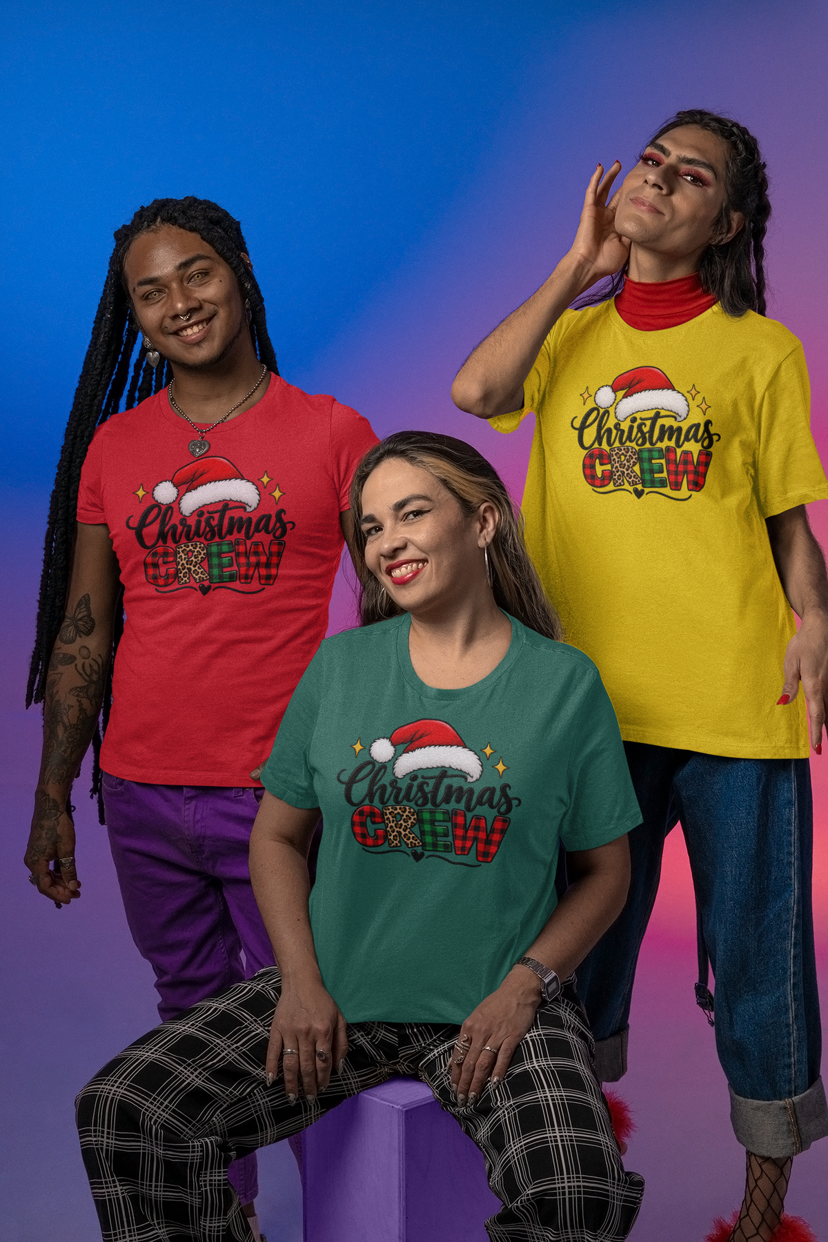Christmas cruise Santa hat, T-shirt… Fun holiday, graphic tee